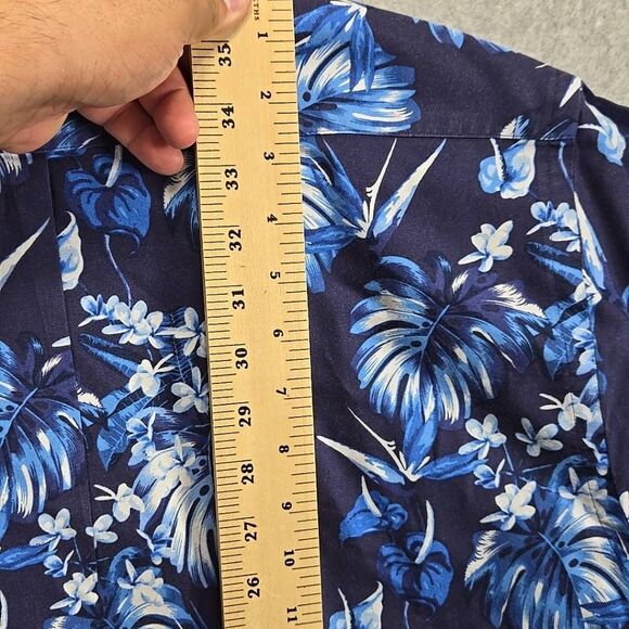 Polo Ralph Lauren Shirt Hawaiian Floral Thick Cotton XL - Picture 9 of 11